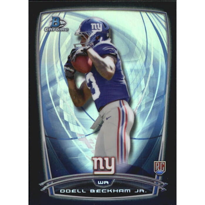 2014 Bowman Chrome Black Refractors #190 Odell Beckham Jr.. rookie card picture