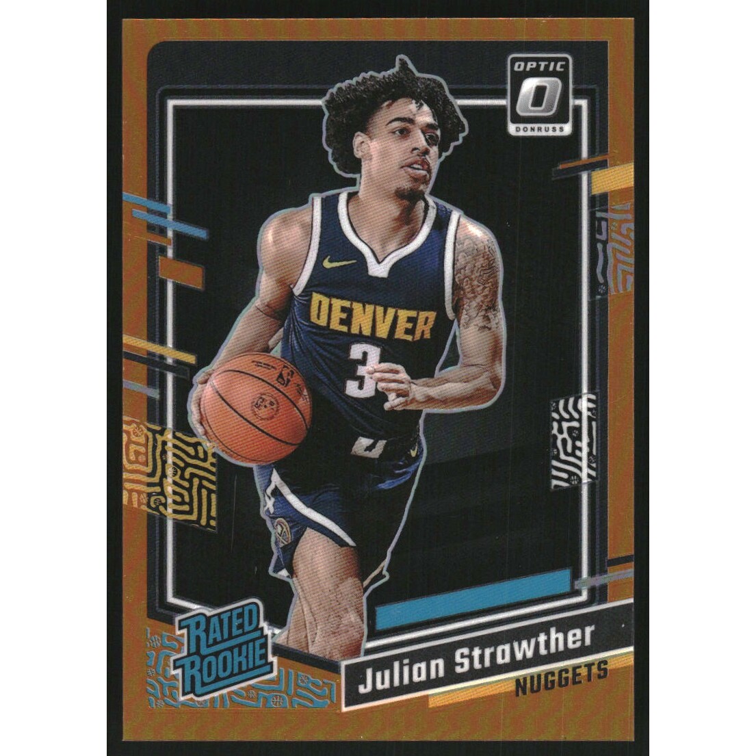 2023-24 Donruss Optic Orange #247 Julian Strawther RR