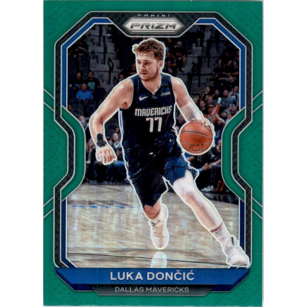 2020-21 Panini Prizm Prizms Green #32 Luka Doncic 2020-21 Panini Prizm Prizms Green #32 Luka Doncic