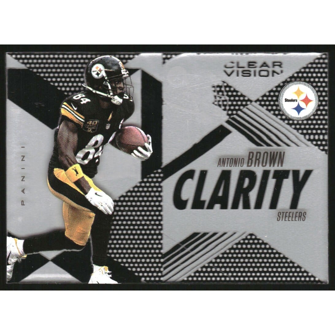 2015 Panini Clear Vision Clarity #CL4 Antonio Brown. rookie card picture