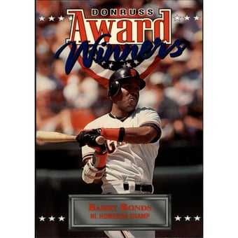 1994 Donruss Award Winner Jumbos #4 Barry Bonds