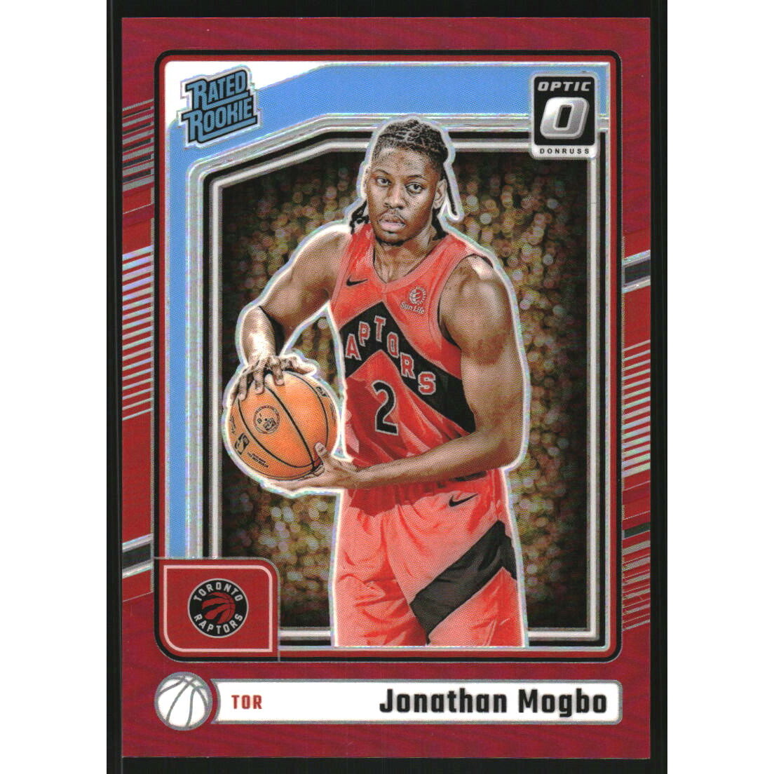 2024-25 Donruss Optic Red #297 Jonathan Mogbo RR
