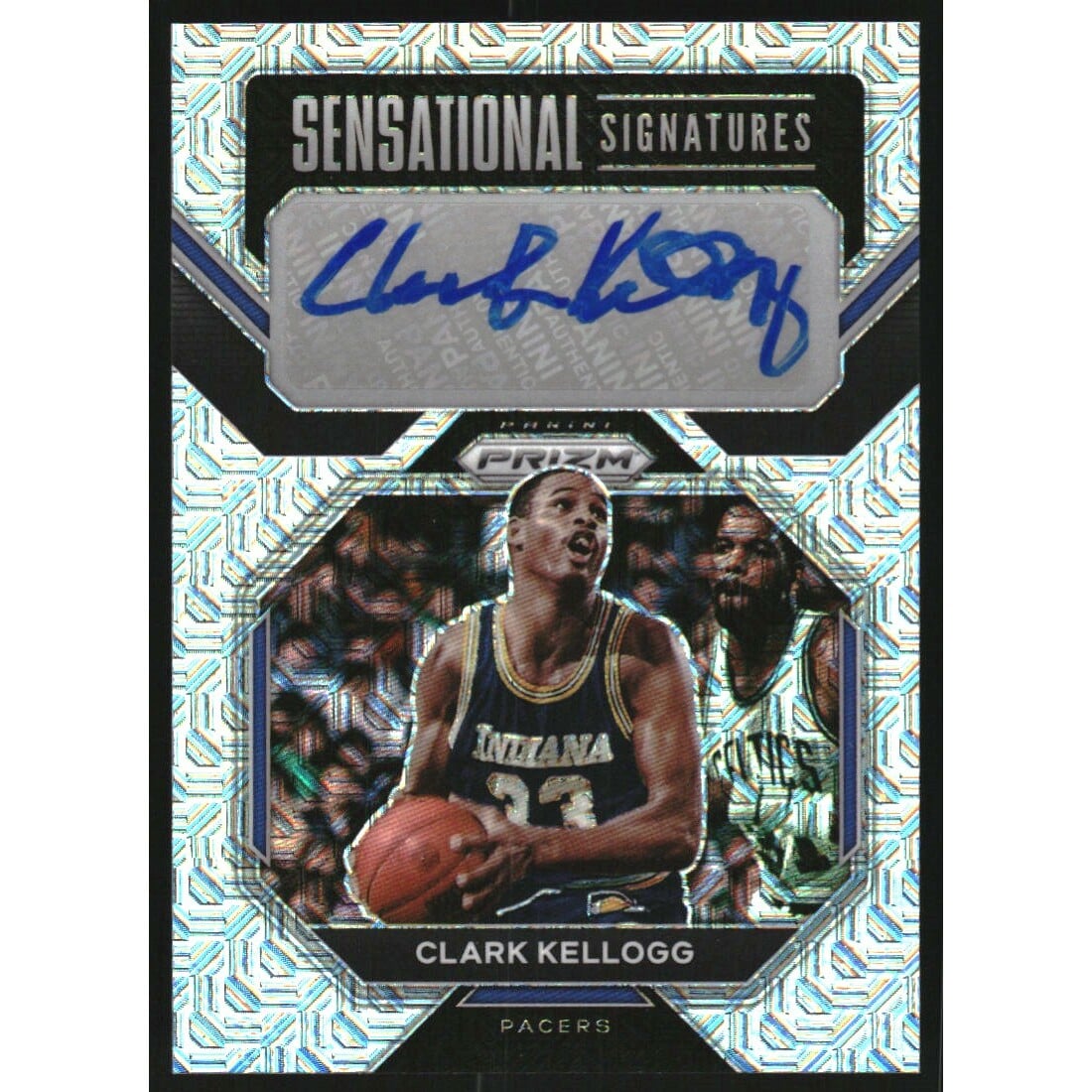 2022-23 Panini Prizm Sensational Signatures Prizms Mojo #7 Clark Kellogg. rookie card picture