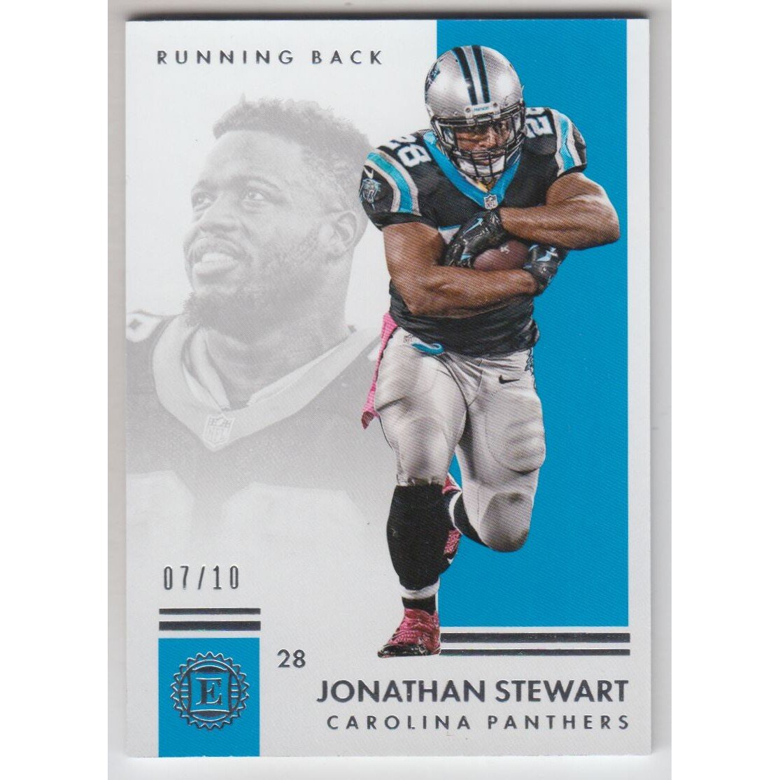 2016 Panini Encased Silver #74 Jonathan Stewart. rookie card picture