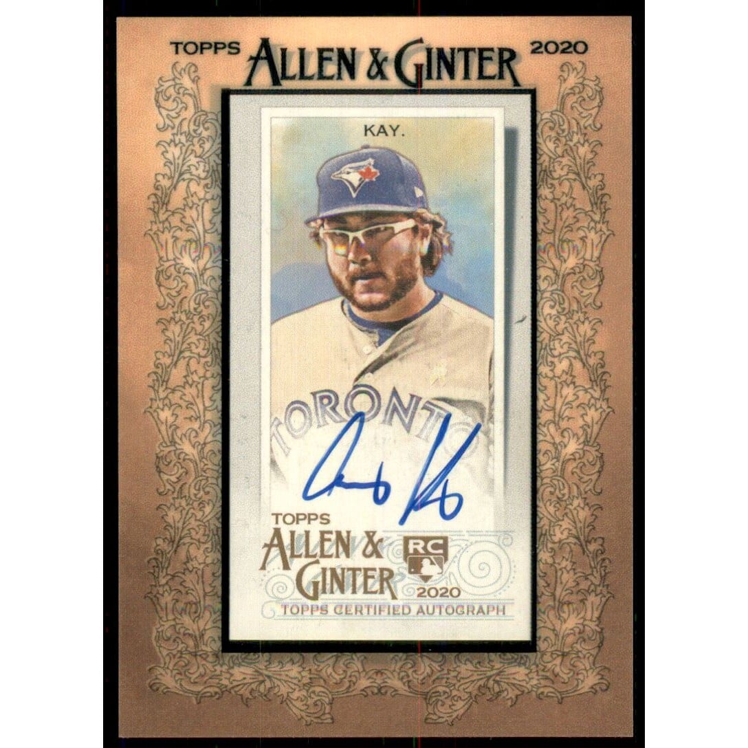 2020 Topps Allen and Ginter Framed Mini Autographs #MAAK Anthony Kay. rookie card picture