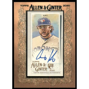 2020 Topps Allen and Ginter Framed Mini Autographs #MAAK Anthony Kay