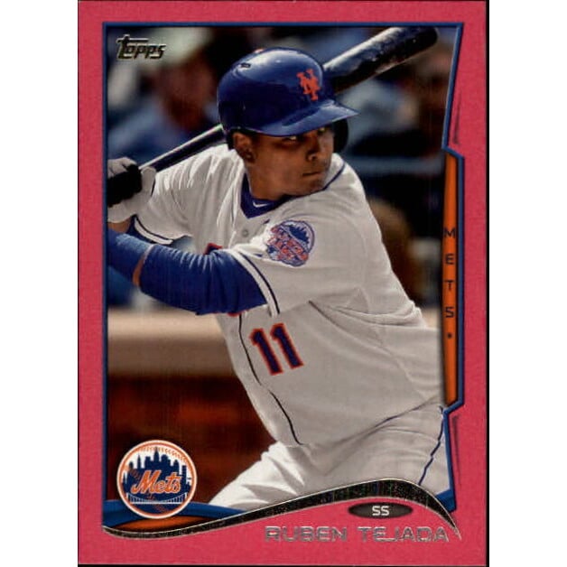 2014 Topps Mini Pink #493 Ruben Tejada. rookie card picture