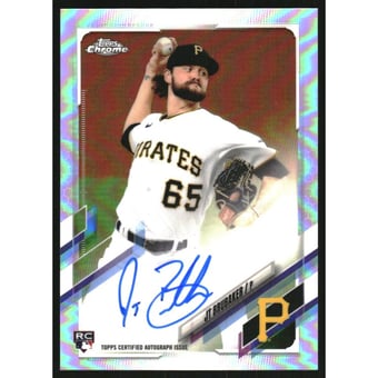 2021 Topps Chrome Rookie Autographs Refractors #RAJTB JT Brubaker