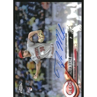 2018 Topps Chrome Rookie Autographs Refractors #RATM Tyler Mahle