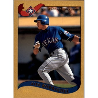 2002 Topps Gold #640 Alex Rodriguez