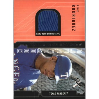 2002 E-X Game Essentials #26 Alex Rodriguez Btg Glv