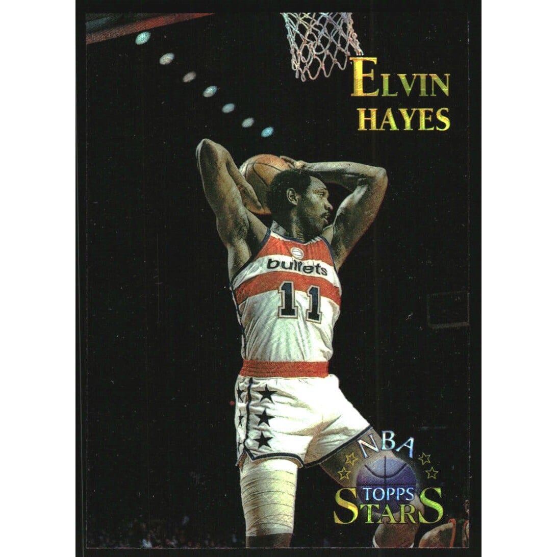 1996 Topps Stars Finest Atomic Refractors #21 Elvin Hayes. rookie card picture