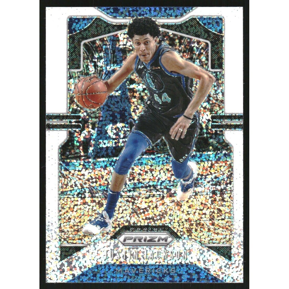 2019-20 Panini Prizm Prizms White Sparkle #80 Justin Jackson. rookie card picture