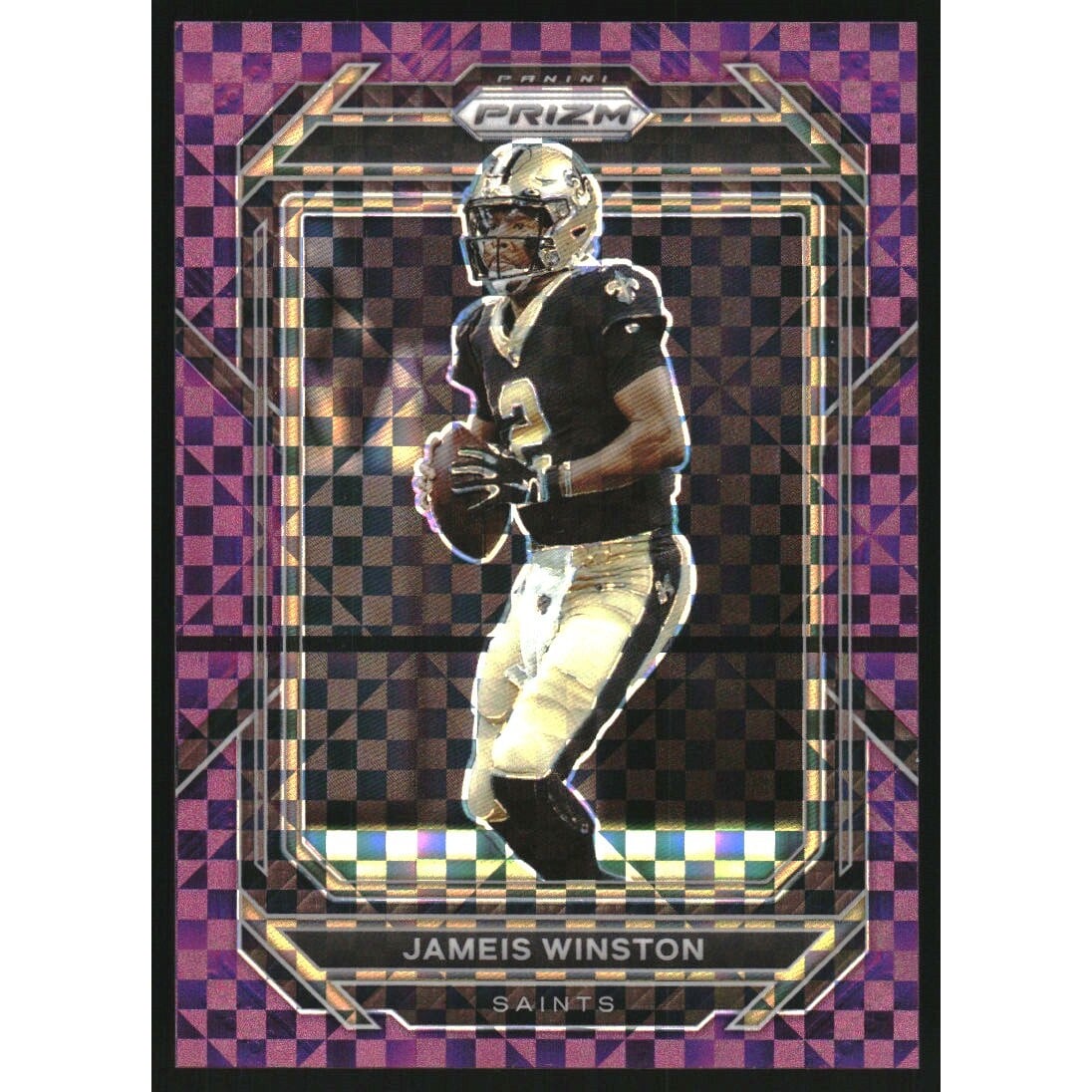 2022 Panini Prizm Prizms Purple Power #207 Jameis Winston. rookie card picture