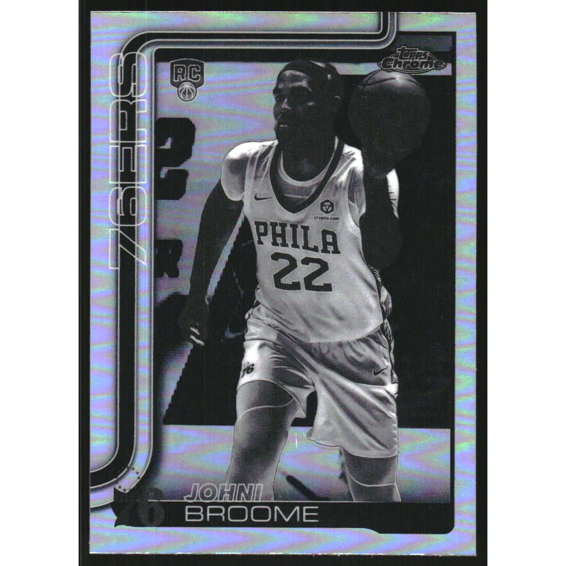 2025-26 Topps Chrome Negative Refractors #285 Johni Broome. rookie card picture