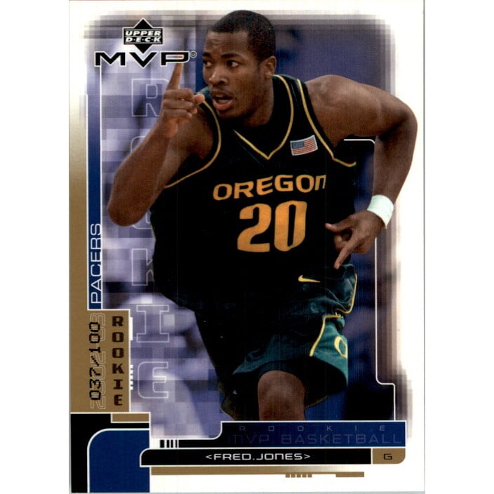 2002-03 Upper Deck MVP Gold #202 Fred Jones. rookie card picture