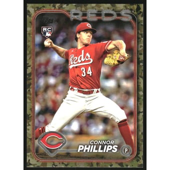 2024 Topps Memorial Day Camo #670 Connor Phillips