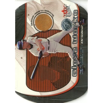 2002 Ultra Glove Works Memorabilia Platinum #3 Cal Ripken
