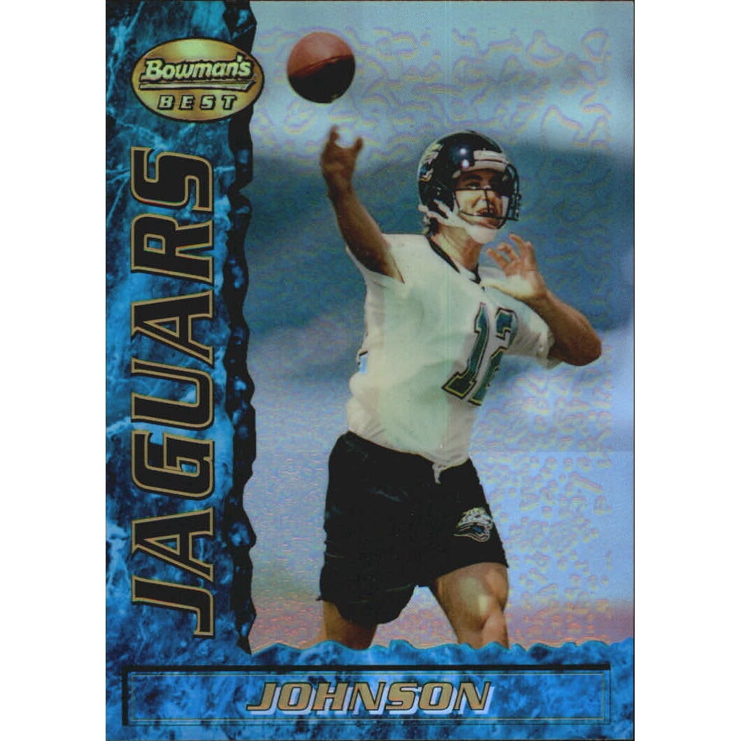 1995 Bowman's Best Refractors #64 Rob Johnson. rookie card picture