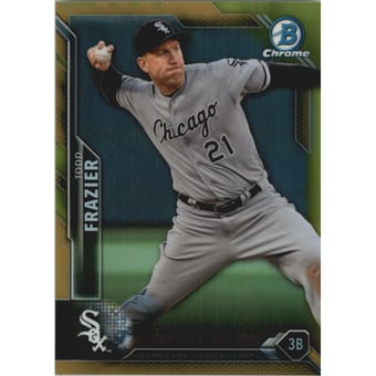 2016 Bowman Chrome Gold Refractors #61 Todd Frazier