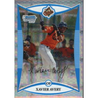 2008 Bowman Chrome Draft Prospects X-Fractors #BDPP24 Xavier Avery DP