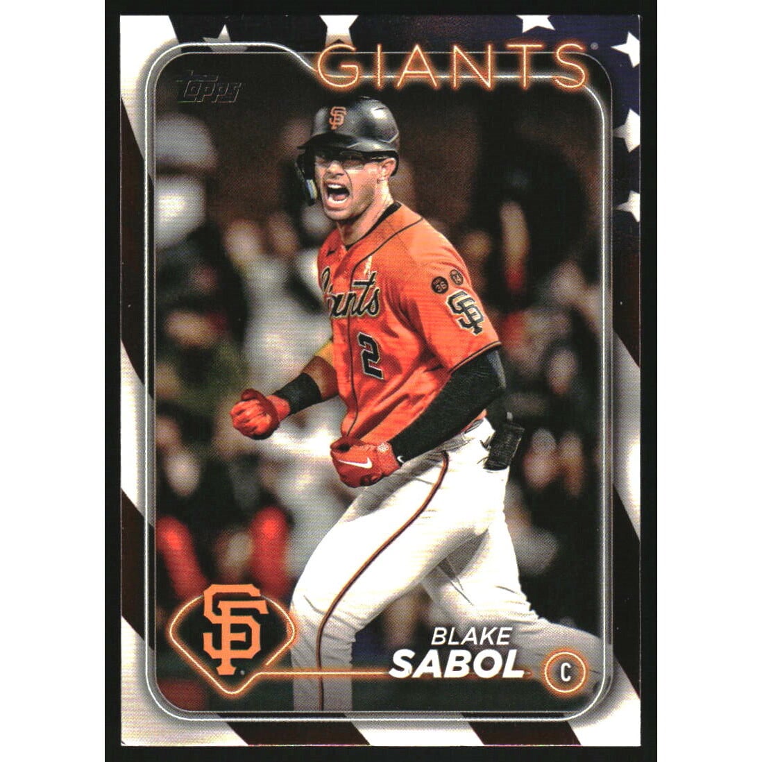 2024 Topps Independence Day #521 Blake Sabol. rookie card picture