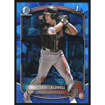 2025 Bowman Chrome Sapphire Prospects #BCP21 Slade Caldwell