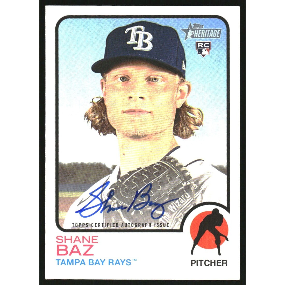 2022 Topps Heritage Real One Autographs #ROASB Shane Baz. rookie card picture