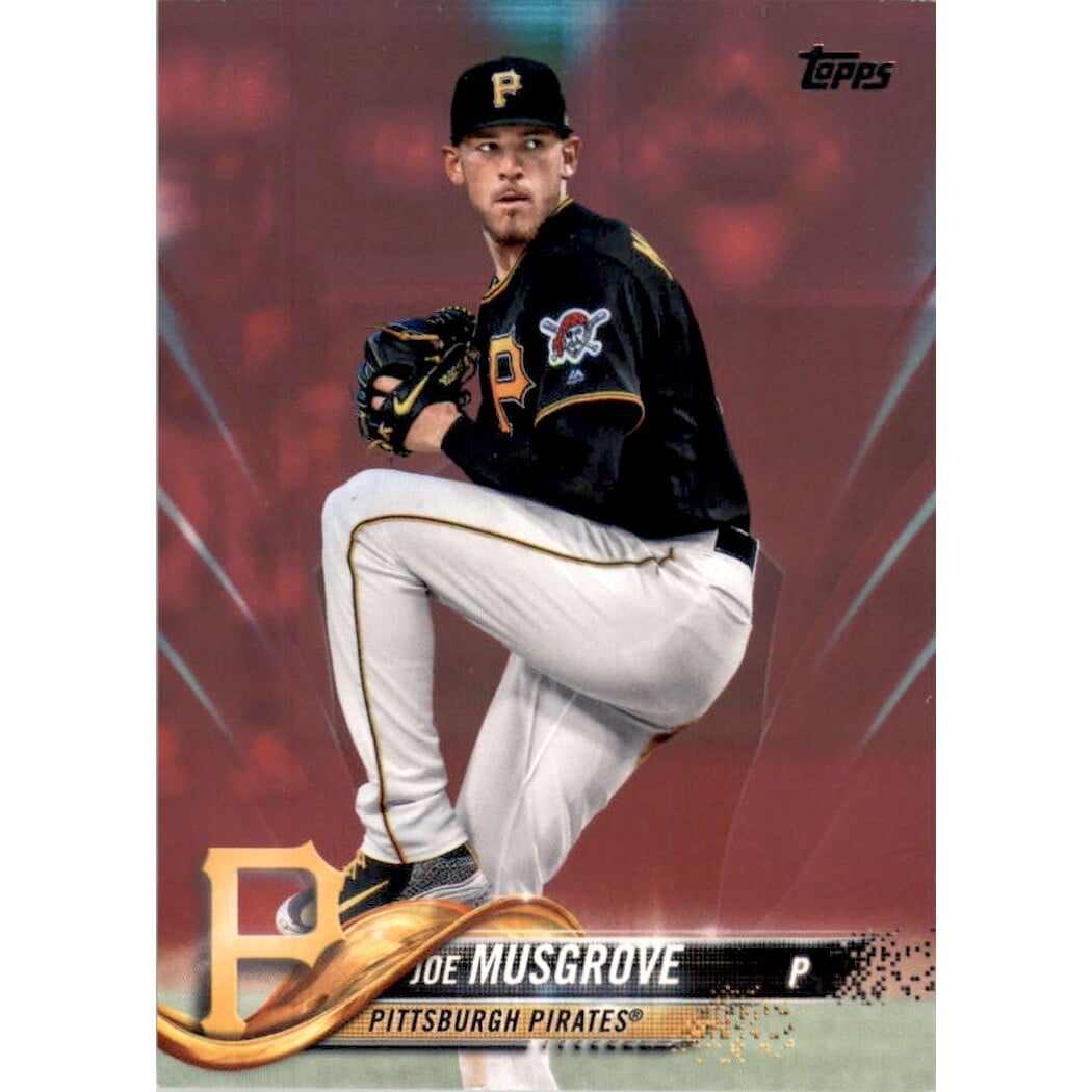 2018 Topps Update Mother's Day Pink #US126 Joe Musgrove. rookie card picture