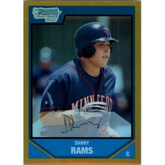 2007 Bowman Chrome Draft Draft Picks Gold Refractors #BDPP32 Danny Rams
