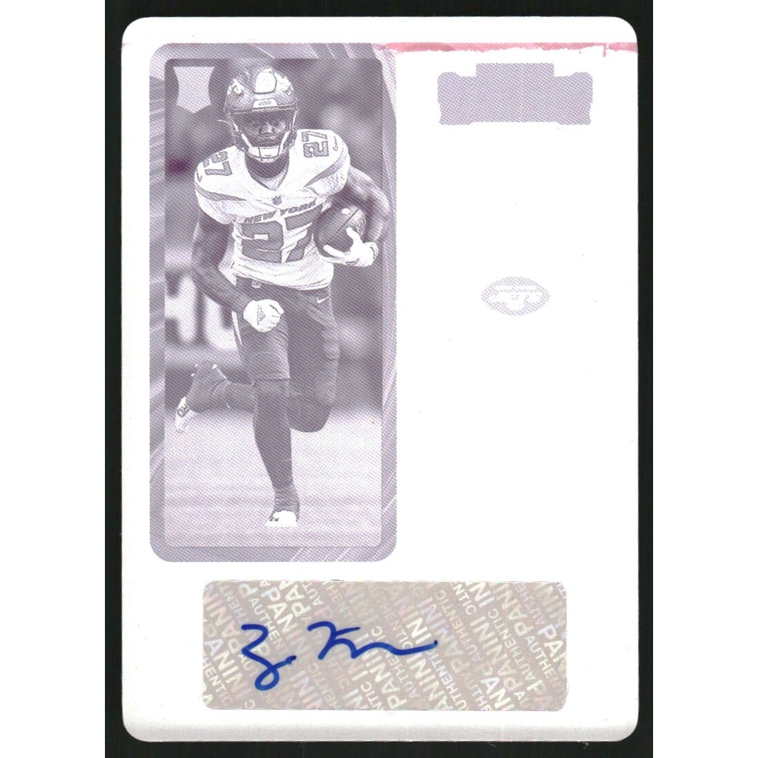 2022 Panini Contenders Printing Plates Magenta #179 Zonovan Knight AU. rookie card picture