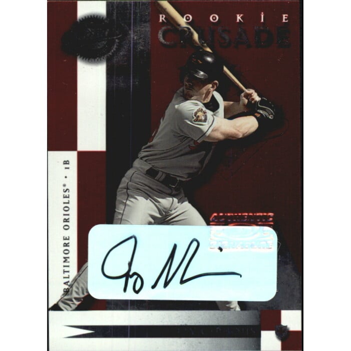 2001 Donruss Class of 2001 Crusade Autographs #C34 Jay Gibbons/200. rookie card picture