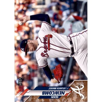 2020 Topps Memorial Day Camo #635 Sean Newcomb