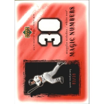 2001 Ultimate Collection Magic Numbers Game Jersey Red #MNMO Magglio Ordonez