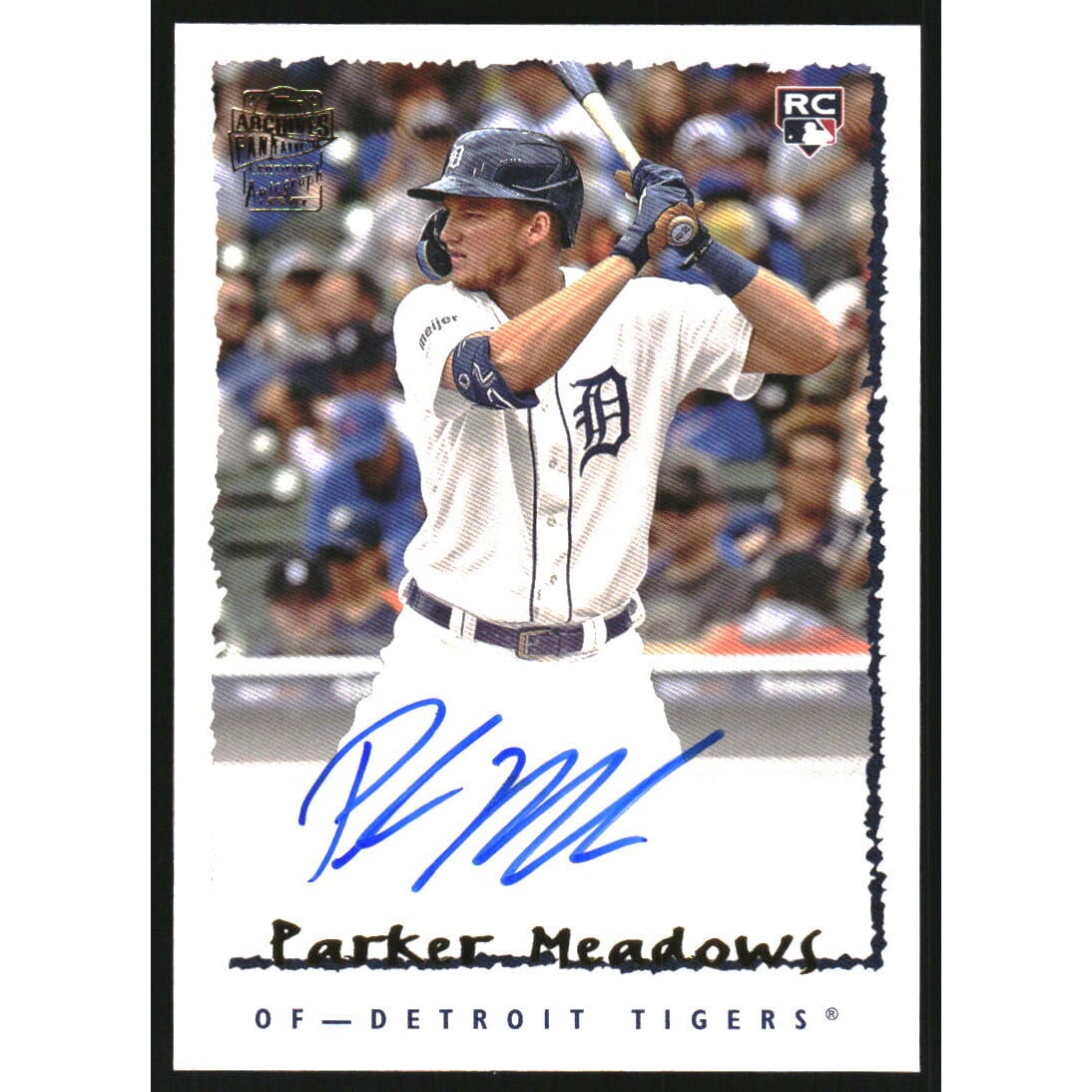 2024 Topps Archives '95 Fan Favorites Autographs #95FFPM Parker Meadows. rookie card picture