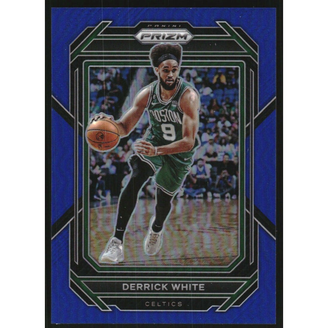 2022-23 Panini Prizm Prizms Blue #12 Derrick White. rookie card picture