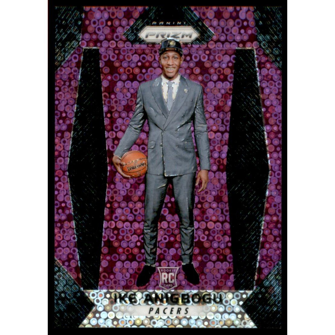 2017-18 Panini Prizm Prizms Fast Break Purple #226 Ike Anigbogu. rookie card picture