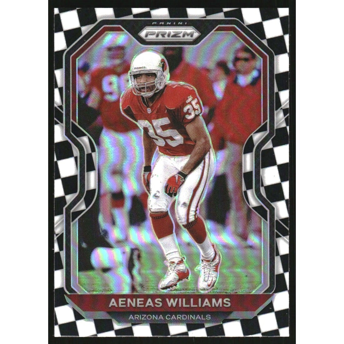 2020 Panini Prizm Prizms Black and White Checker #271 Aeneas Williams. rookie card picture