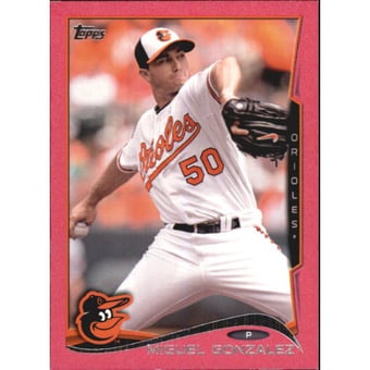 2014 Topps Mini Pink #434 Miguel Gonzalez