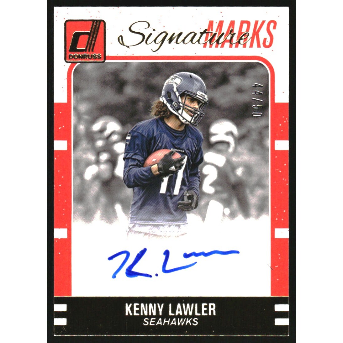 2016 Donruss Signature Marks #83 Kenny Lawler/50. rookie card picture