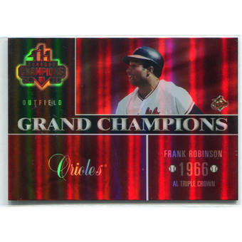 2003 Donruss Champions Grand Champions Holo-Foil #8 Frank Robinson