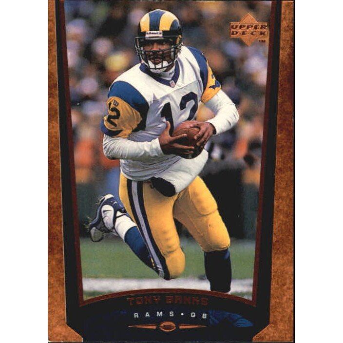1998 Upper Deck Bronze #203 Tony Banks. rookie card picture