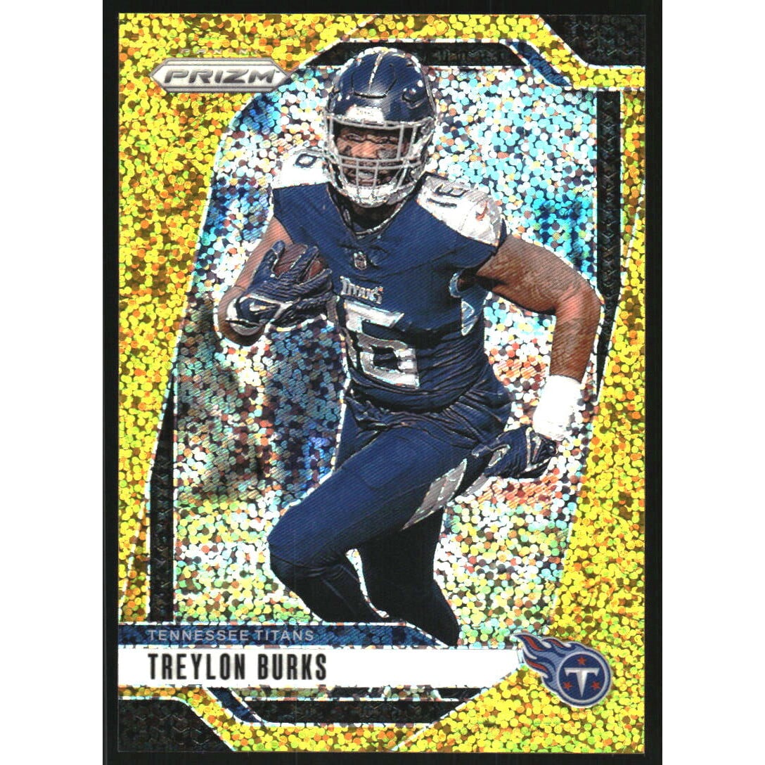 2024 Panini Prizm Prizms Gold Sparkle #281 Treylon Burks. rookie card picture