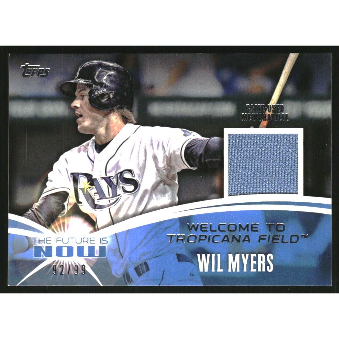 2014 Topps The Future is Now Relics #FNRWM2 Wil Myers. rookie card picture