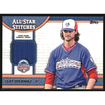 2013 Topps Update All Star Stitches #CBU Clay Buchholz