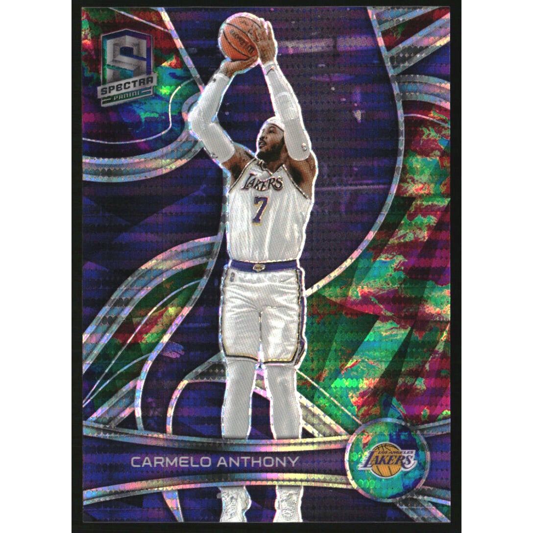 2021-22 Panini Spectra Celestial #68 Carmelo Anthony. rookie card picture