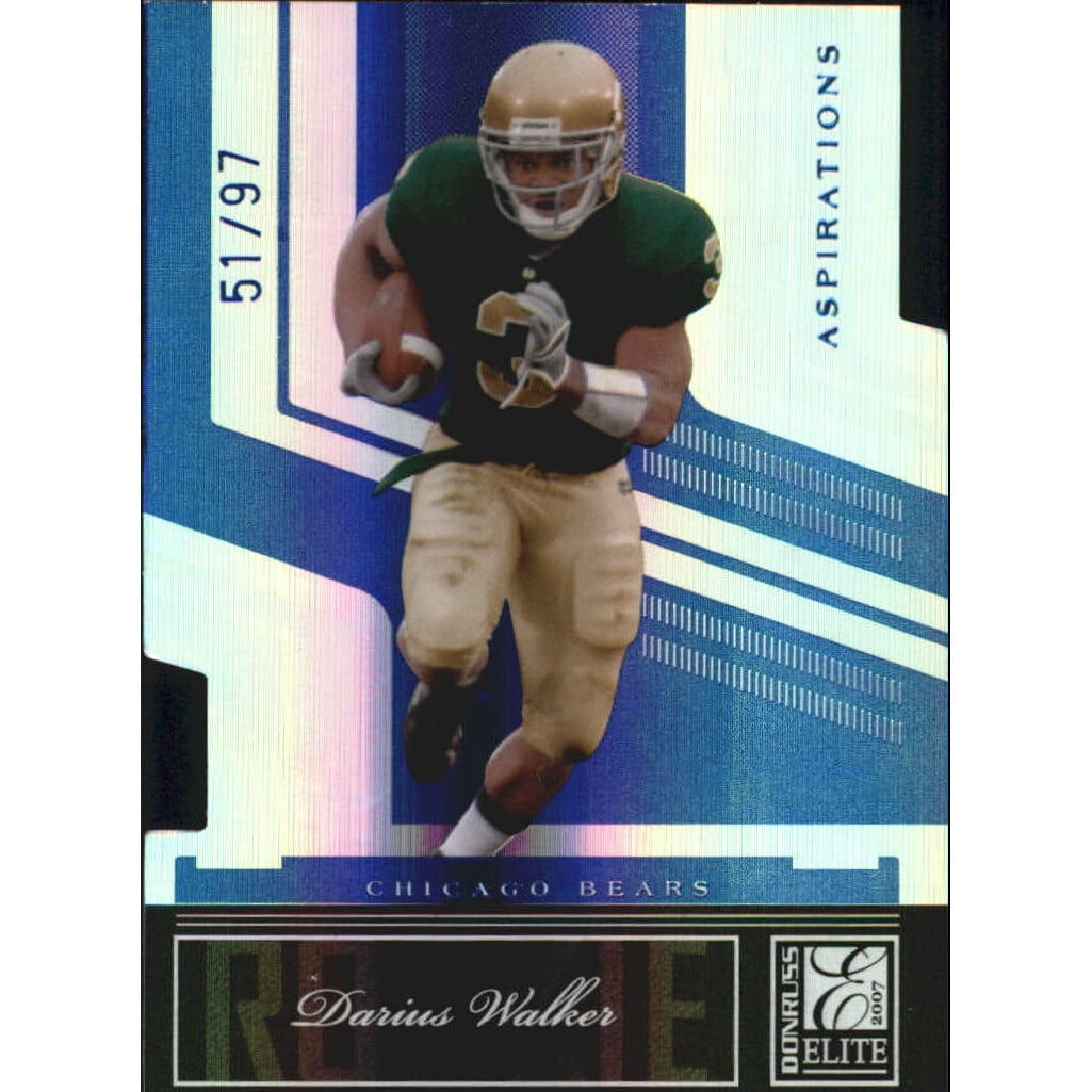 2007 Donruss Elite Aspirations #127 Darius Walker/97. rookie card picture