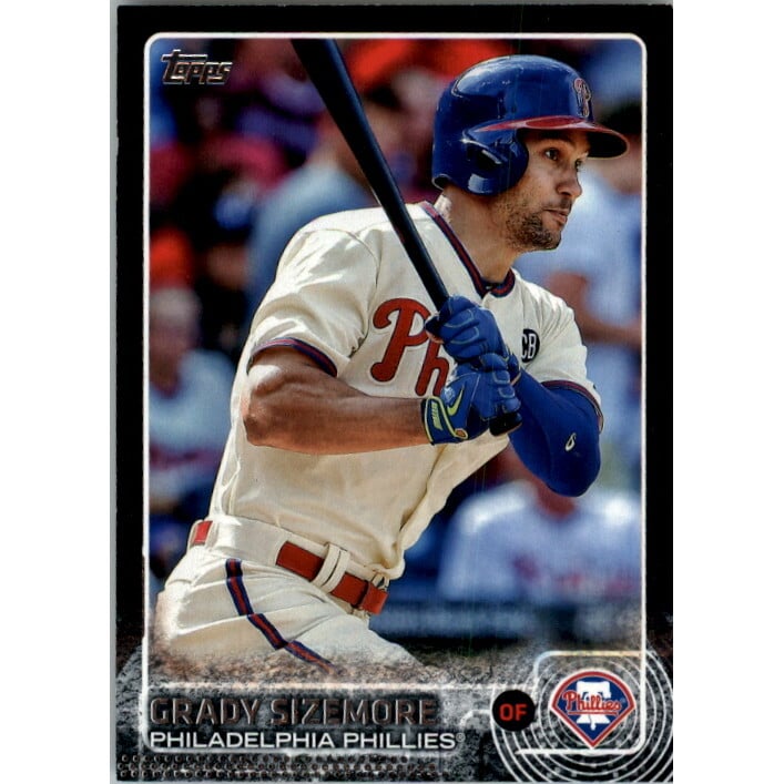2015 Topps Black #553 Grady Sizemore. rookie card picture