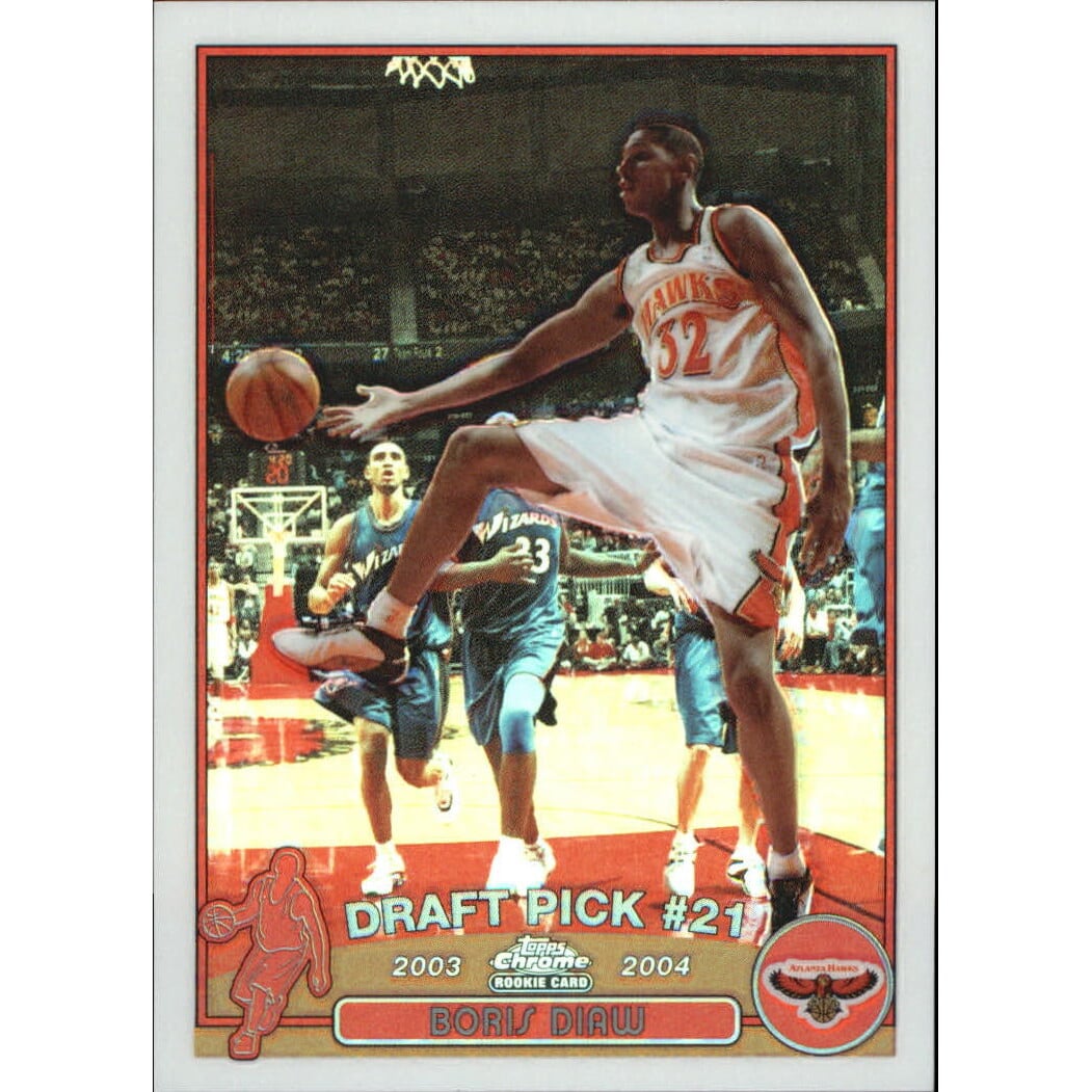 2003-04 Topps Chrome Refractors #131 Boris Diaw. rookie card picture