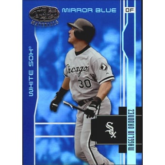 2003 Leaf Certified Materials Mirror Blue #36 Magglio Ordonez